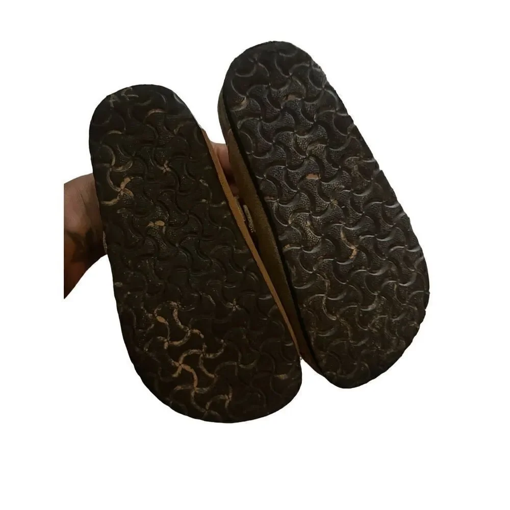Faux suede slip on